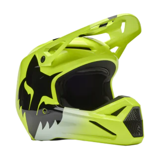 Fox Youth Motocross Helmet V1 Shield - Fluo Yellow