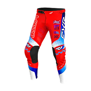 FXR Motocross Pants 2026 Podium Gladiator - Red / Blue / White