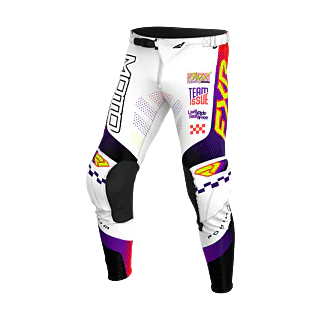 FXR Motocross Pants 2026 Podium Gladiator - White / Purple / Red