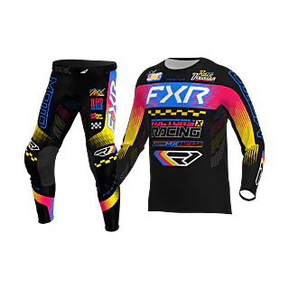 FXR Motocross Gear 2026 Podium Gladiator - Black / Blue / Razz