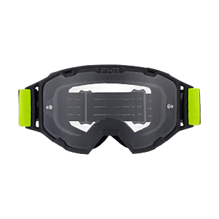FXR Youth Motocross Goggle Maverick Prime - HiVis - Clear