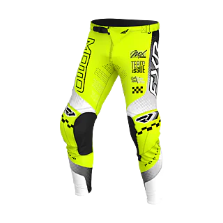FXR Youth Motocross Pants 2026 Podium - HiVis / Black / Grey