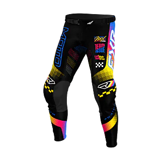 FXR Youth Motocross Pants 2026 Podium - Black / Blue / Razz