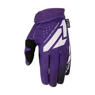 FXR Youth Motocross Gloves 2026 Reflex - Purple / White