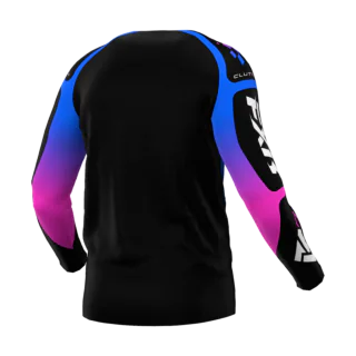 FXR Mini Motocross Jersey Clutch - Black / Blue / Pink