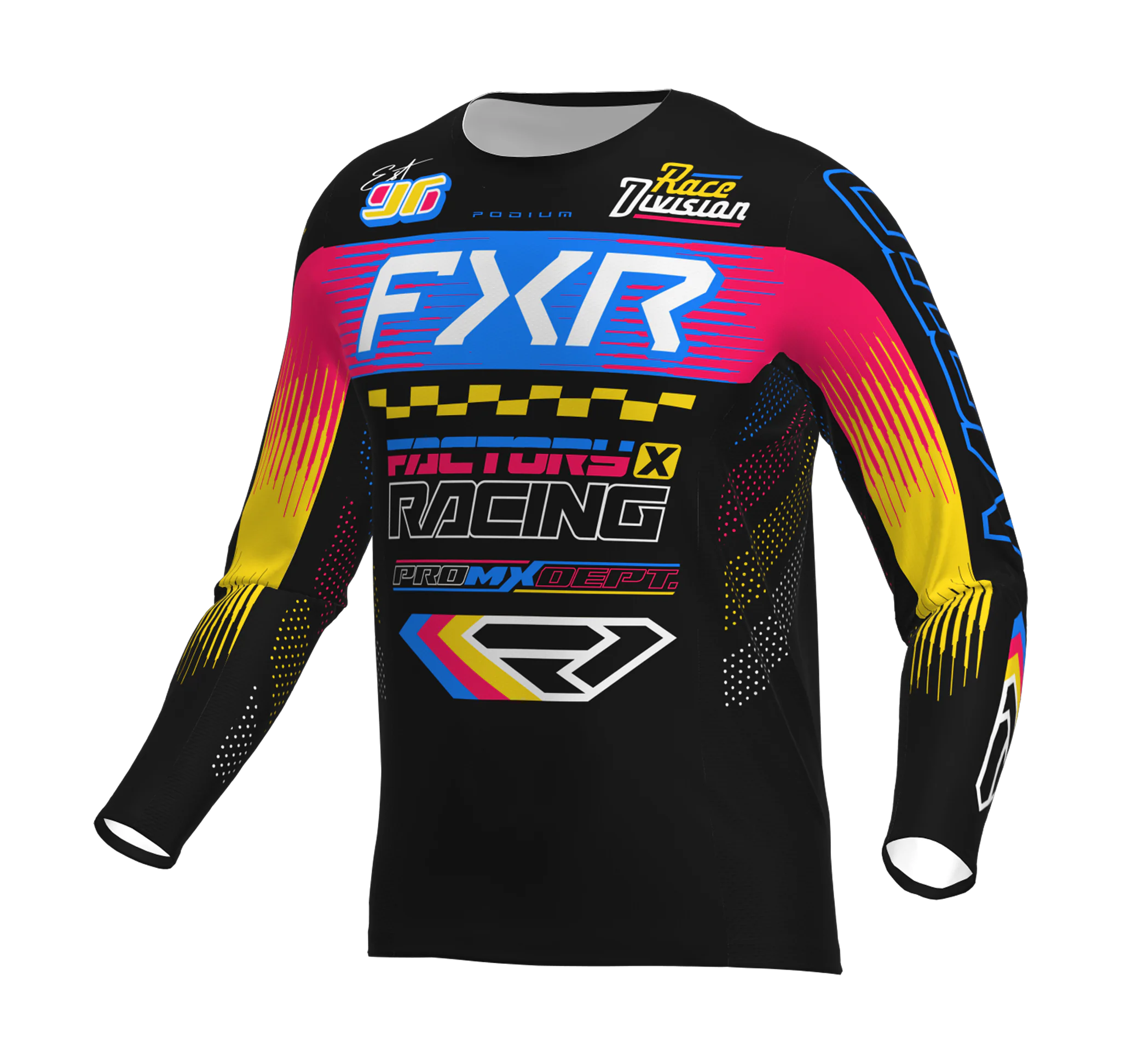 fxr-kinder-cross-shirt-2026-podium-zwart-blauw-razz-1.png